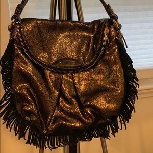 Botkier black and gold handbag